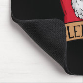 Funny Sleigher Rock N Roll Santa Claus Christmas  Muismat (Hoek)