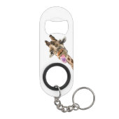 Funny Sleutelhanger Bottle Opener met Speelse Gira Mini Flessenopener (Achterkant)