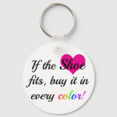 Funny Sleutelhanger voor de Shoe Lover (Voorkant)