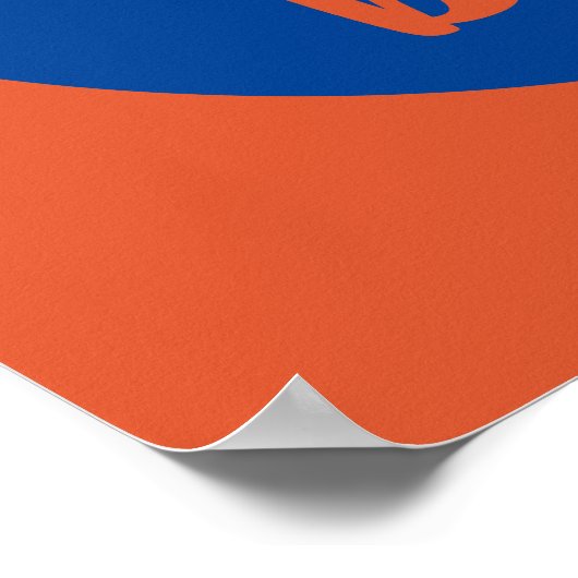 Funny Slice Baby Pizza Lover Retro Kitchen Deco Poster (Hoek)