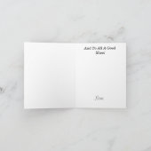 Funny Slice of Pizza-kerstKaart Kaart (Binnen)