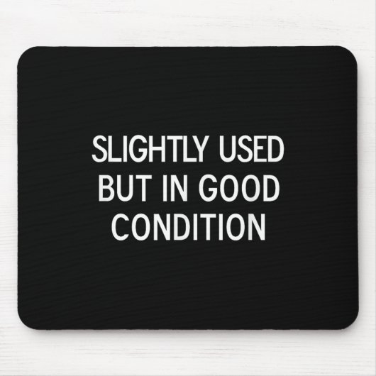 Funny, Slightly Used But In Good Condition, Sarcas Muismat (Voorkant)