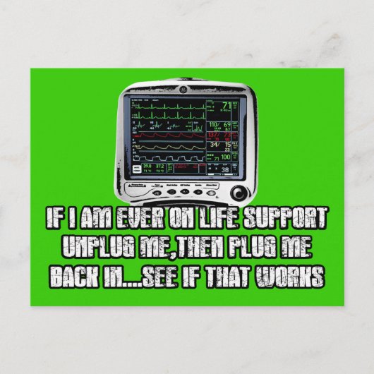 Funny slogan briefkaart (Voorkant)