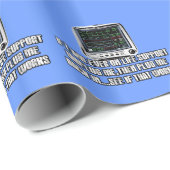 Funny slogan cadeaupapier (Rol Hoek)