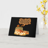 Funny slogan Halloween Kaart (Gele Bloem)
