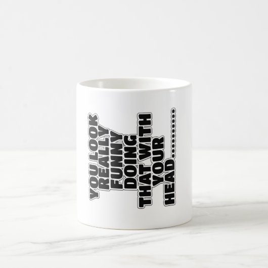 Funny slogan koffiemok (Center)