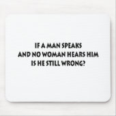 Funny slogan mousepad muismat (Voorkant)