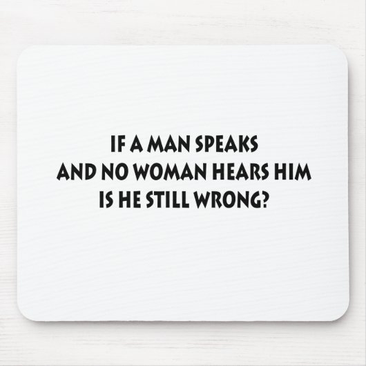 Funny slogan mousepad muismat (Voorkant)