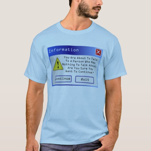 Funny slogan t shirt, grappig aangepast computerbe t-shirt (Voorkant)