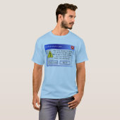 Funny slogan t shirt, grappig aangepast computerbe t-shirt (Voorkant volledig)