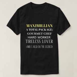 Funny slogan voor één man die volledig aanpasbaar  t-shirt
