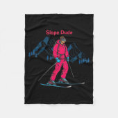 Funny Slope Dude Algebra Geometry Middle School Ma Fleece Deken (Voorkant)