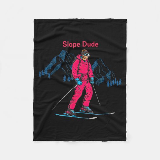 Funny Slope Dude Algebra Geometry Middle School Ma Fleece Deken (Voorkant)