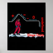 Funny Slope Dude Algebra Geometry Middle School Ma Poster (Voorkant)