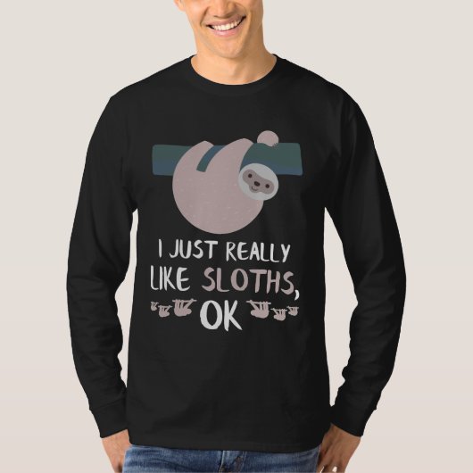 Funny Sloth Animal Sloth Sloth T-shirt (Voorkant)