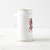 Funny Sloth Beer Stein - Aangepaste tekst Bierpul (Voorkant links)