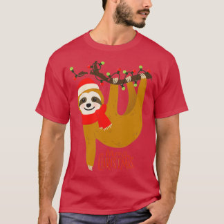 FUNNY SLOTH CHRISTMAS GIFT T-SHIRT