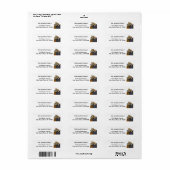 Funny Sloth en Llama American Gothic Artwork Etiket (Full Sheet)