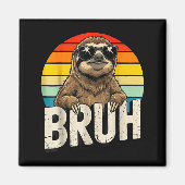 Funny Sloth Graphic Meme Lover Bruh Sloth Lovers  Magneet (Voorkant)