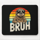 Funny Sloth Graphic Meme Lover Bruh Sloth Lovers  Muismat (Voorkant)