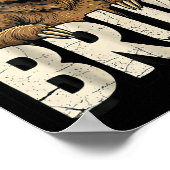 Funny Sloth Graphic Meme Lover Bruh Sloth Lovers  Poster (Hoek)