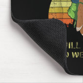 Funny Sloth Hiking Team Retro Sloth 80s Muismat (Hoek)