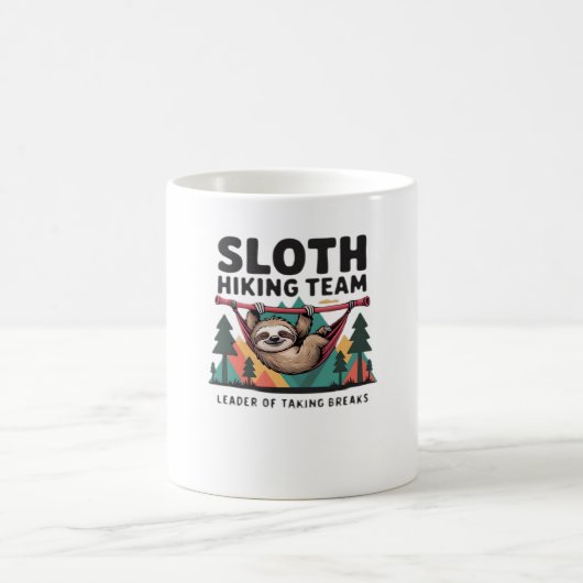 Funny Sloth Hiking - This funny sloth hiking gift  Koffiemok (Center)