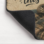 Funny Sloth Hold On Let Me Overthink This | Rustic Muismat (Hoek)