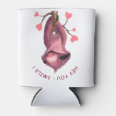 Funny Sloth Koelbox Smile - Aangepaste tekst Blikjeskoeler (Voorkant)