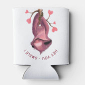 Funny Sloth Koelbox Smile - Aangepaste tekst Blikjeskoeler (Achterkant)