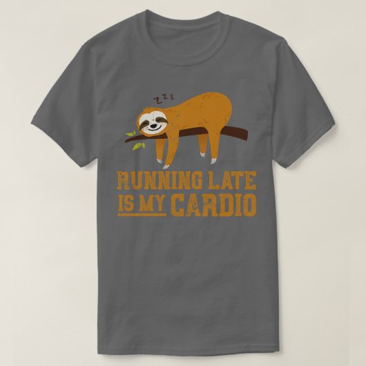 Funny Sloth Lazy Animal Gift Slaping T-shirt (Design voorkant)