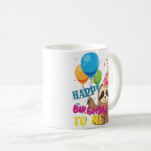 Funny Sloth Lover Birthday Coffee Mok Party Gift (Voorkant rechts)