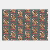 Funny Sloth Lover Christmas Cute Animal Xmas  Inpakpapier Vel (Voorkant)