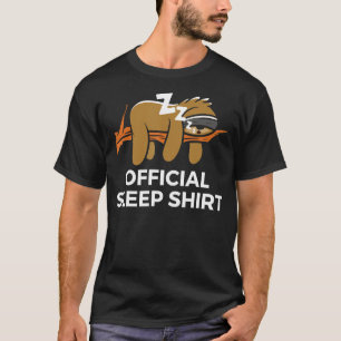 Funny Sloth Officiële Slaap Shirt