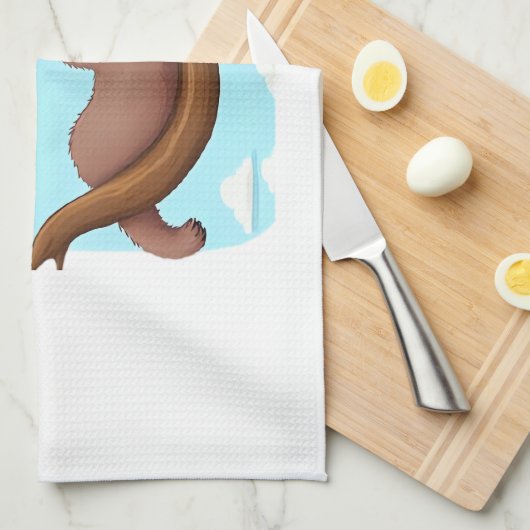 Funny Sloth on a Tree � Just Make It to Friday Ove Theedoek (Quarter Fold)