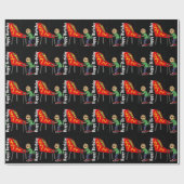 Funny Sloth Pplaying Pinball Cartoon Cadeaupapier (Vlak)