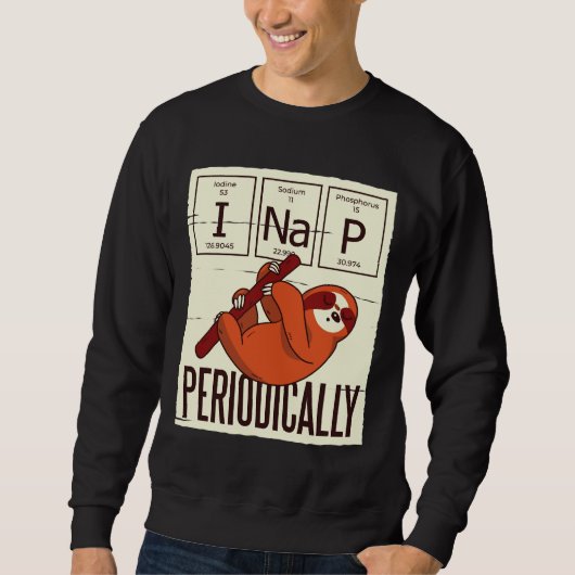 Funny Sloth Quote I Nap Periodical Trui (Voorkant)