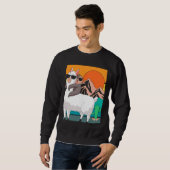 Funny Sloth Riding Llama in The Trui (Voorkant volledig)