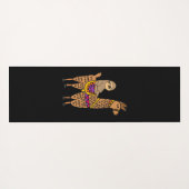 Funny Sloth Riding Llama Yoga Mat (Achterkant (horizontaal))