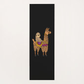 Funny Sloth Riding Llama Yoga Mat (Achterkant)