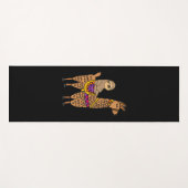 Funny Sloth Riding Llama Yoga Mat (Voorkant (horizontaal))