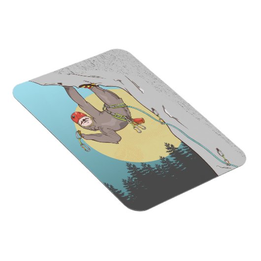 Funny sloth rock magneet (Rechterzijde)