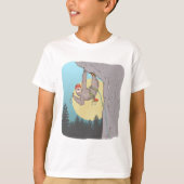 Funny sloth rock t-shirt (Voorkant)