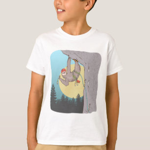 Funny sloth rock t-shirt
