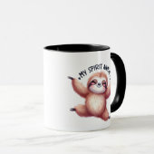 Funny sloth spirit mok (Voorkant rechts)