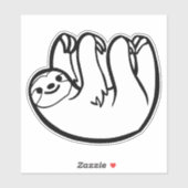 Funny Sloth Sticker (Vel)