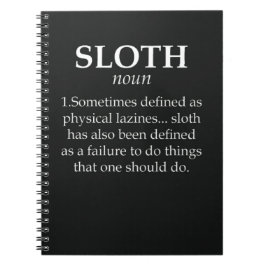 Funny Sloth Themed Gifts Animals Relax Lazy Humor Notitieboek
