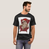 Funny Sloth-voorzitter T-shirt (Voorkant volledig)