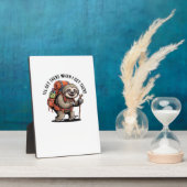Funny Sloth Wandelteam - Langzaam en Gestaag Klass Fotoplaat (Zijkant)