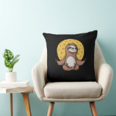 Funny Sloth Zen Yoga Meditation Animal Kussen (Stoel)